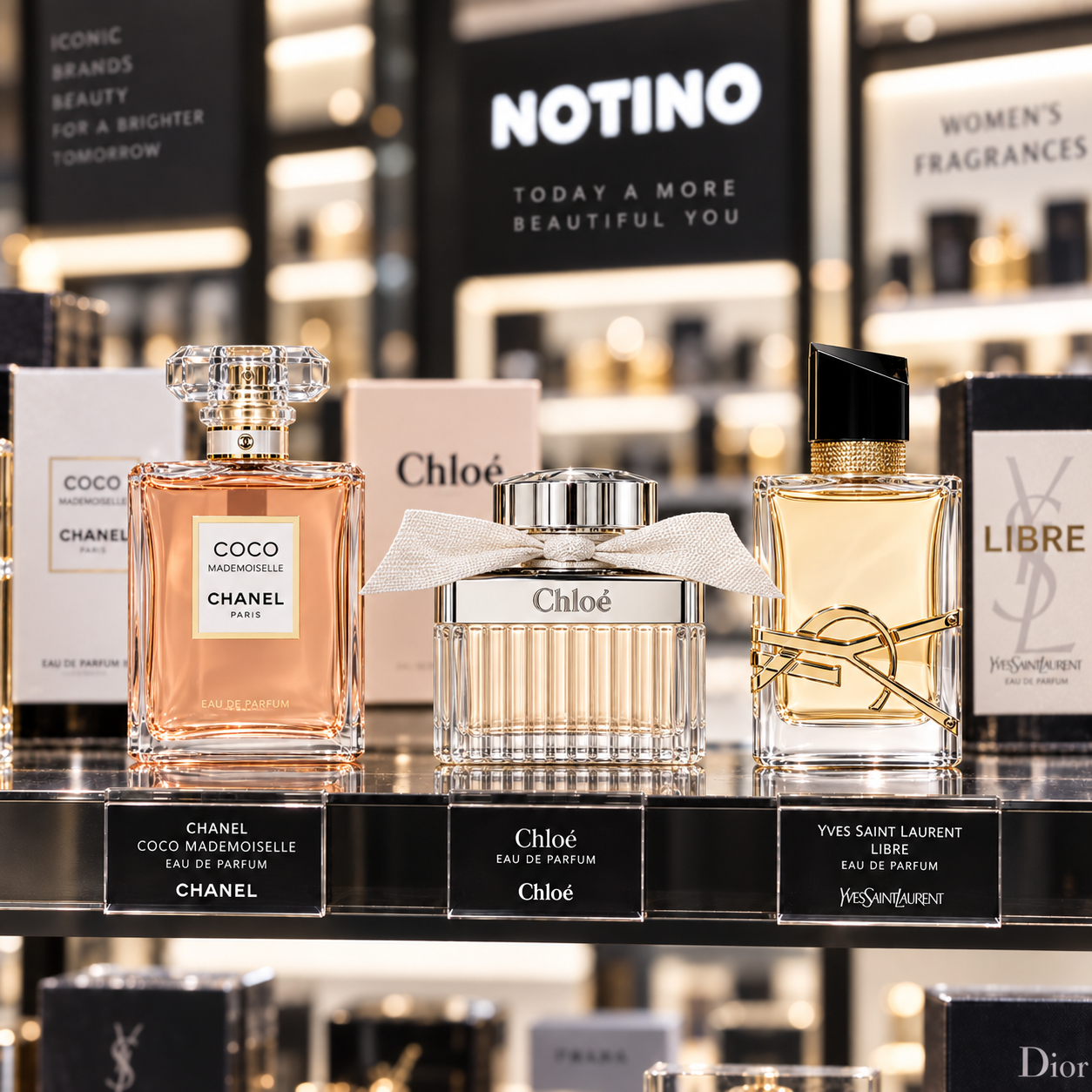 Zestaw Chanel, Chloé i YSL